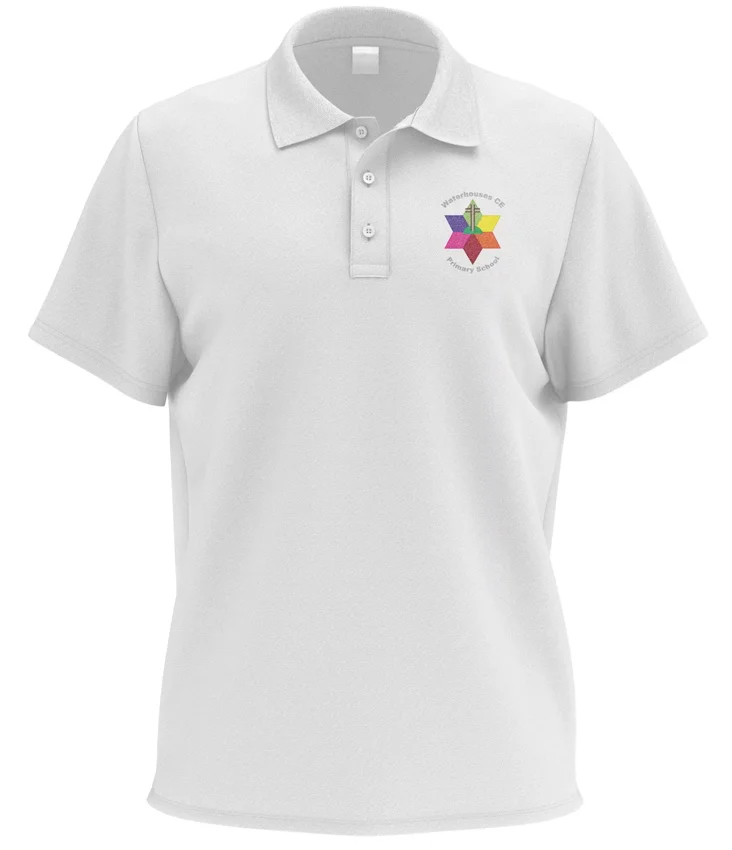 WATERHOUSES PRIMARY WHITE POLO