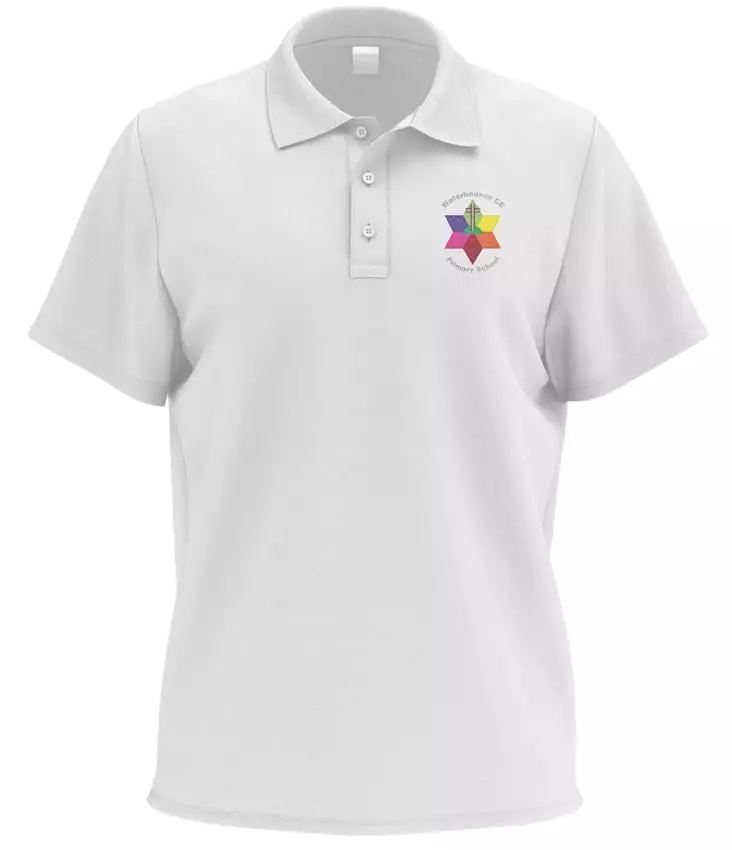 WATERHOUSES PRIMARY WHITE POLO